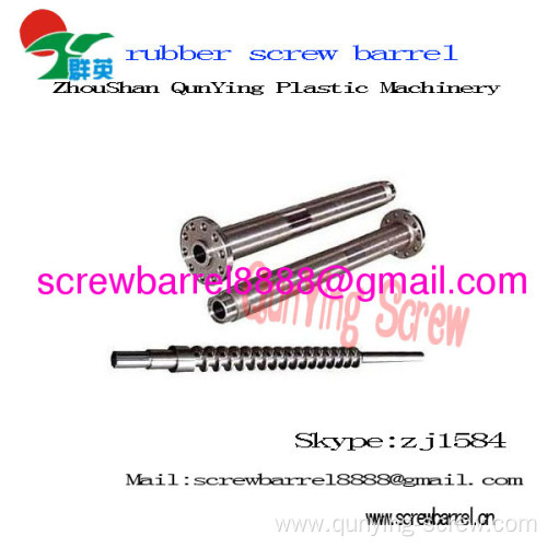 Bimetallic Extruder Rubber Feed Screw And Barrel 